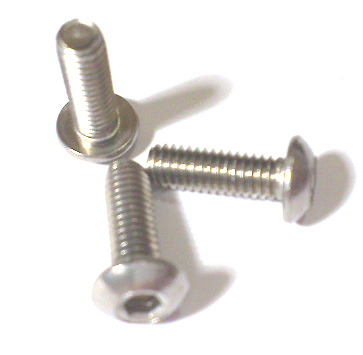 Button Socket Head Cap Screws SUS304 M4 10Pc/Lot - Click Image to Close